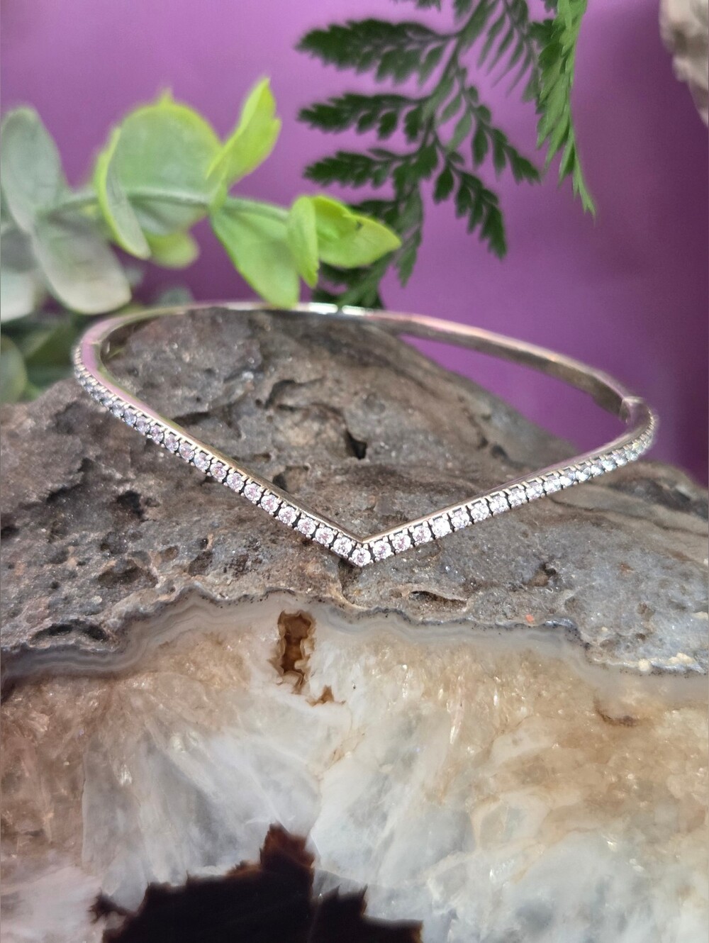 Pandora Shimmering Wish Bangle - Sterling Silver